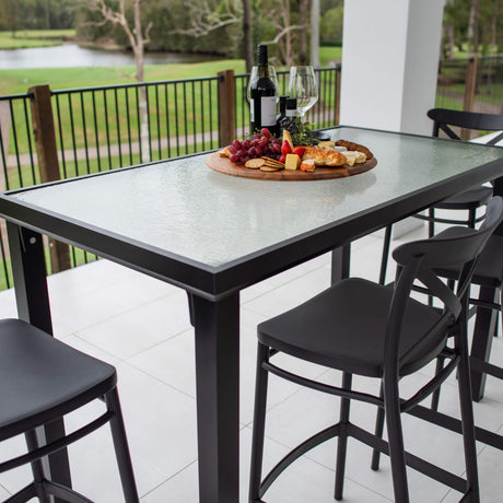 Portsea 75 Hudson - 5pce (150x80) - Outdoor Bar Set