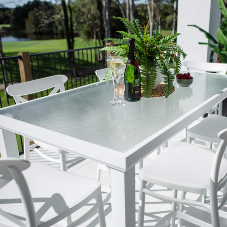 Portsea 75 Hudson - 7pce (150x80) - Outdoor Bar Set
