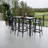 Portsea 75 Hudson - 7pce (150x80) - Outdoor Bar Set