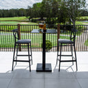 Portsea 75 Lennox - 3pce (60x60) - Outdoor Bar Set
