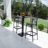 Portsea 75 Lennox - 3pce (60x60) - Outdoor Bar Set