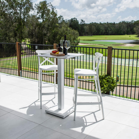 Portsea 75 Lennox - 3pce (60x60) - Outdoor Bar Set