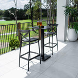 Portsea 75 Lennox - 3pce (60x60) - Outdoor Bar Set