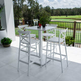 Portsea 75 Lennox - 5pce (70x70) - Outdoor Bar Set