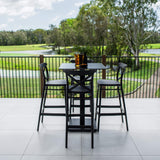 Portsea 75 Lennox - 5pce (70x70) - Outdoor Bar Set