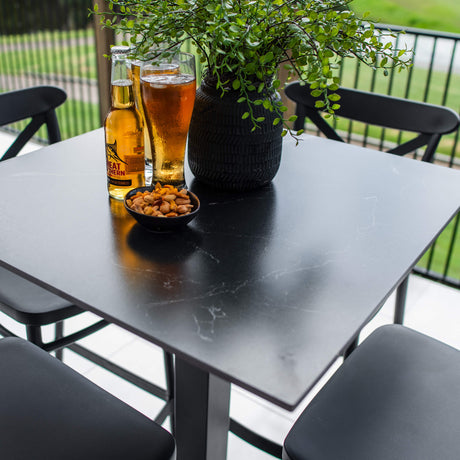 Portsea 75 Lennox - 5pce (70x70) - Outdoor Bar Set