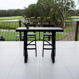 Portsea 75 Malibu - 3pce (130x45) - Outdoor Bar Set