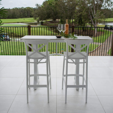 Portsea 75 Malibu - 3pce (130x45) - Outdoor Bar Set