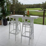 Portsea 75 Malibu - 3pce (130x45) - Outdoor Bar Set