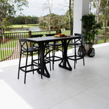 Portsea 75 Malibu - 5pce (150x65) - Outdoor Bar Set