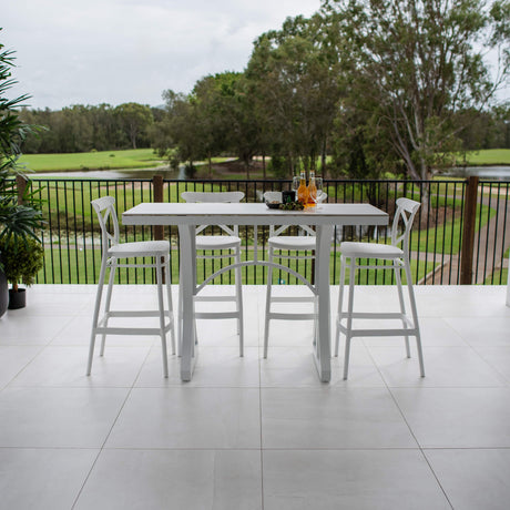 Portsea 75 Malibu - 5pce (150x65) - Outdoor Bar Set