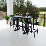 Portsea 75 Malibu - 5pce (150x65) - Outdoor Bar Set