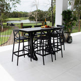 Portsea 75 Malibu - 7pce (150x65) - Outdoor Bar Set