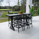 Portsea 75 Malibu - 7pce (200x65) - Outdoor Bar Set