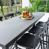 Portsea 75 Malibu - 7pce (200x65) - Outdoor Bar Set