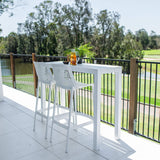 Roma 75 Aria - 3pce (130x45) - Outdoor Bar Set
