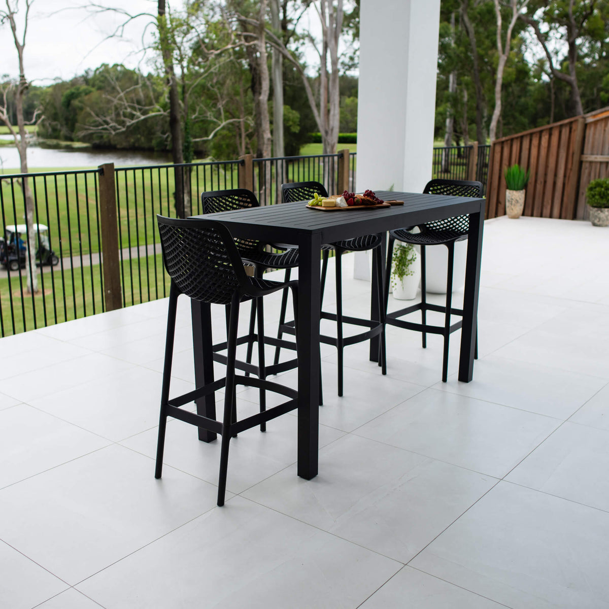 Roma 75 Aria - 5pce (150x65) - Outdoor Bar Set