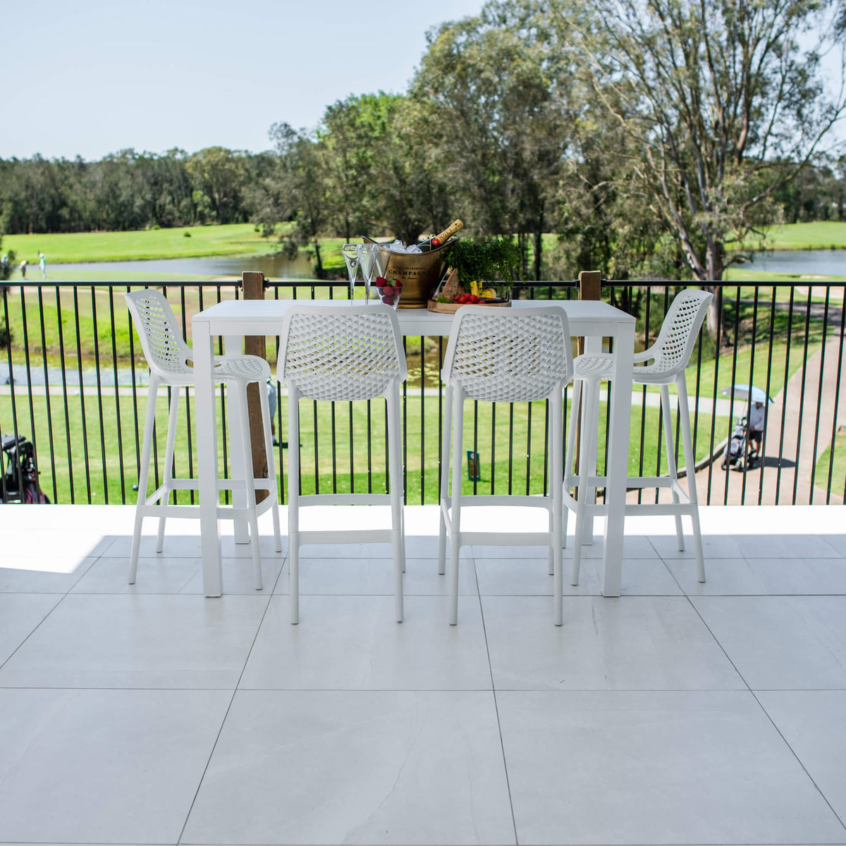 Roma 75 Aria - 5pce (150x65) - Outdoor Bar Set