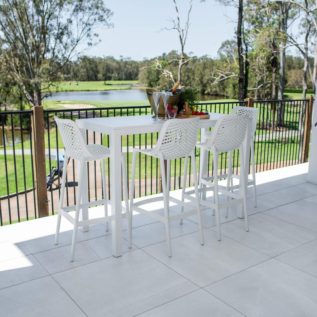 Roma 75 Aria - 5pce (150x65) - Outdoor Bar Set