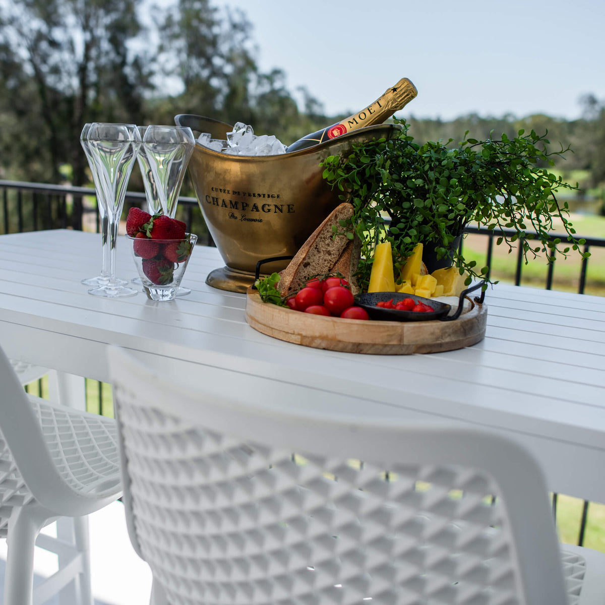 Roma 75 Aria - 5pce (150x65) - Outdoor Bar Set