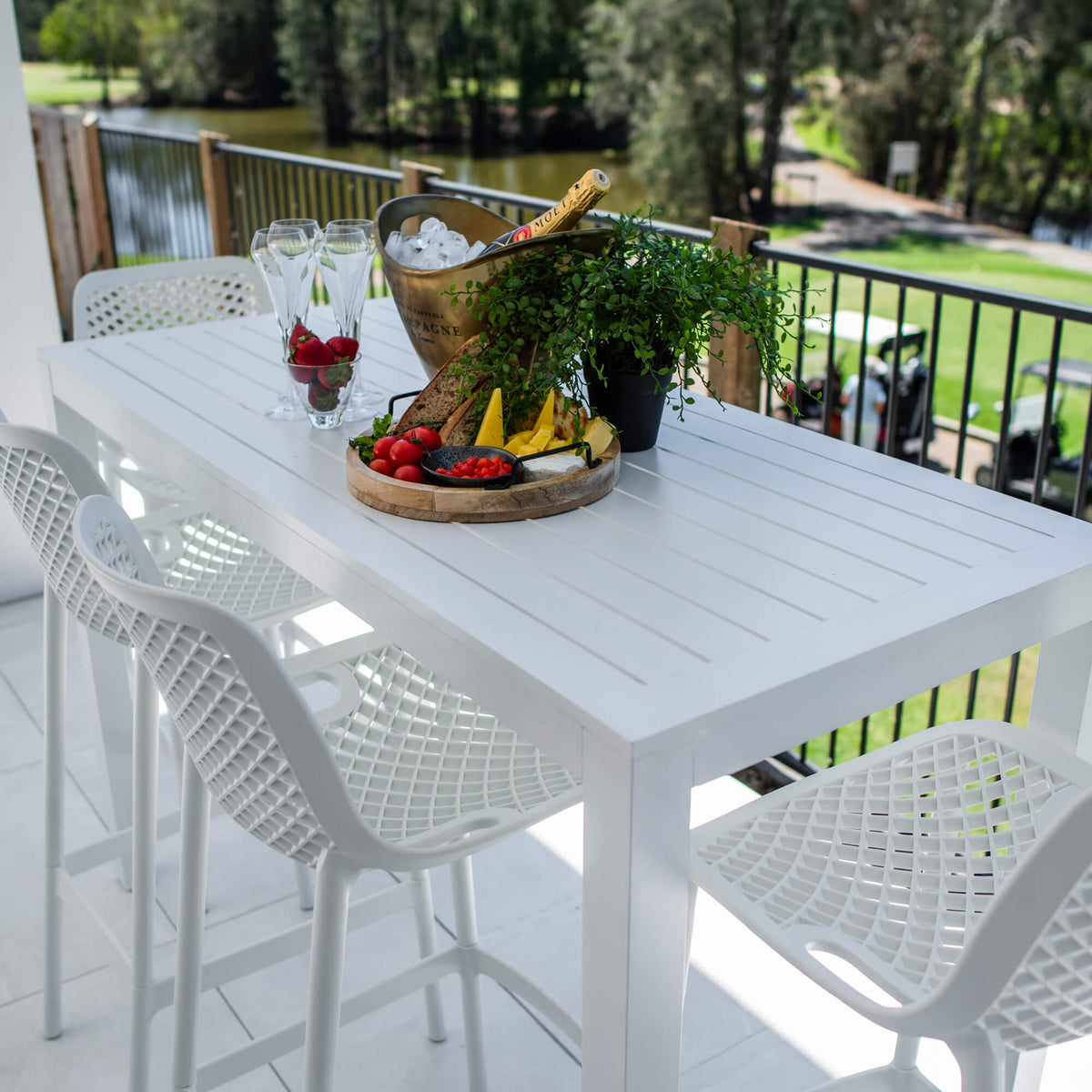 Roma 75 Aria - 5pce (150x65) - Outdoor Bar Set
