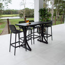 Roma 75 Bergen - 5pce (150x65) - Outdoor Bar Set