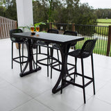 Roma 75 Bergen - 5pce (150x65) - Outdoor Bar Set