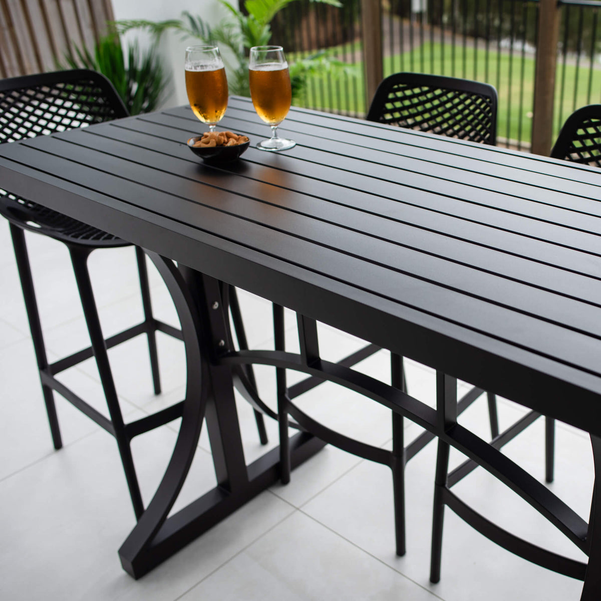 Roma 75 Bergen - 5pce (150x65) - Outdoor Bar Set