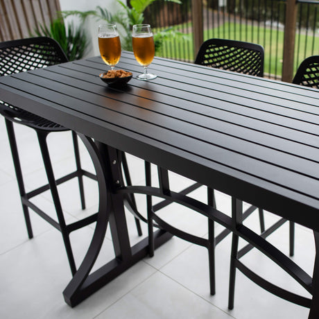 Roma 75 Bergen - 5pce (150x65) - Outdoor Bar Set