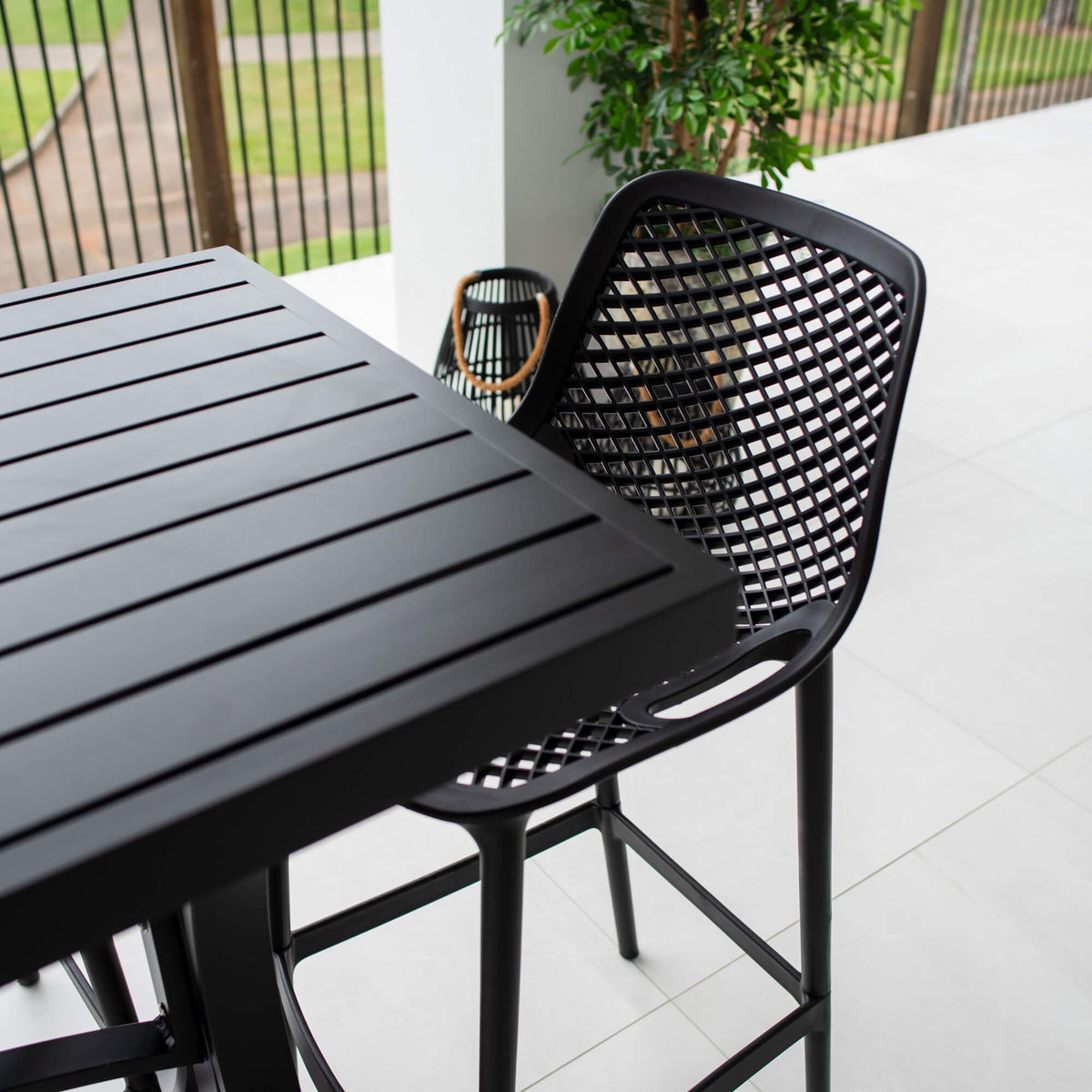 Roma 75 Bergen - 5pce (150x65) - Outdoor Bar Set
