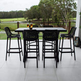 Roma 75 Bergen - 7pce (150x65) - Outdoor Bar Set