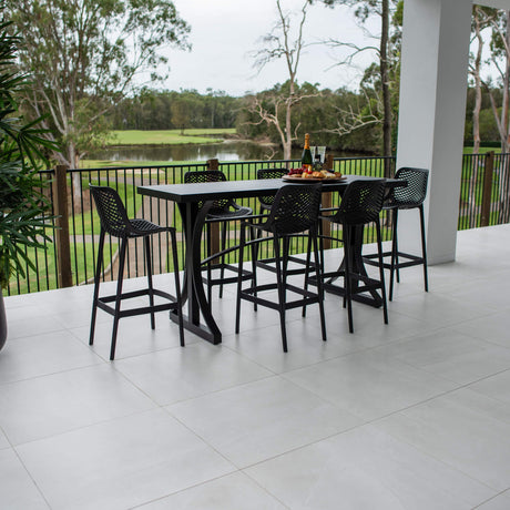 Roma 75 Bergen - 7pce (200x65) - Outdoor Bar Set