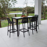 Roma 75 Hudson - 5pce (150x80) - Outdoor Bar Set