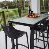 Roma 75 Hudson - 5pce (150x80) - Outdoor Bar Set