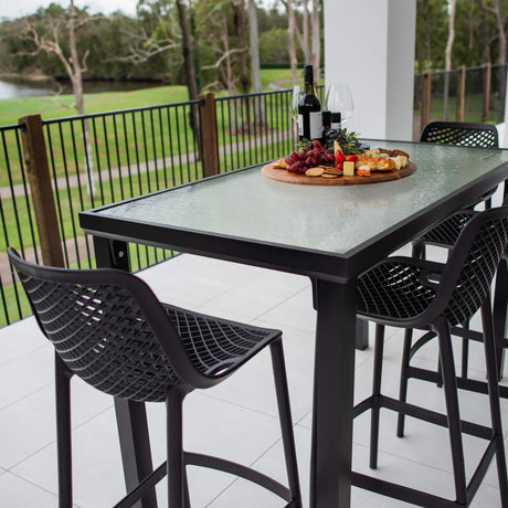 Roma 75 Hudson - 5pce (150x80) - Outdoor Bar Set