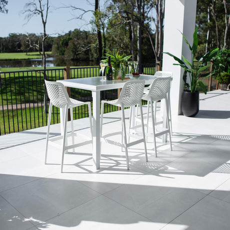 Roma 75 Hudson - 5pce (150x80) - Outdoor Bar Set