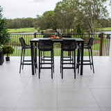 Roma 75 Hudson - 7pce (150x80) - Outdoor Bar Set