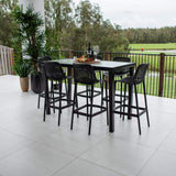 Roma 75 Hudson - 7pce (150x80) - Outdoor Bar Set