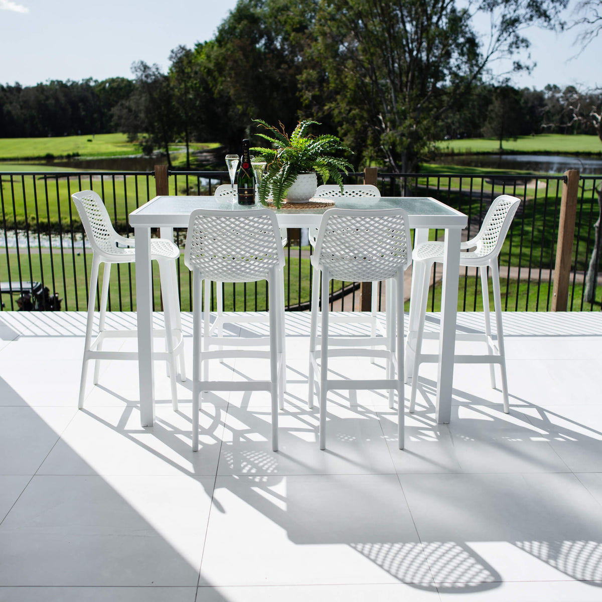 Roma 75 Hudson - 7pce (150x80) - Outdoor Bar Set