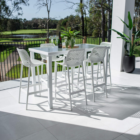 Roma 75 Hudson - 7pce (150x80) - Outdoor Bar Set
