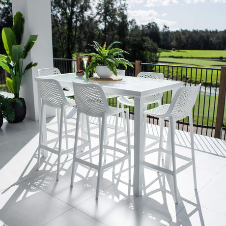 Roma 75 Hudson - 7pce (150x80) - Outdoor Bar Set