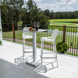 Roma 75 Lennox - 3pce (60x60) - Outdoor Bar Set