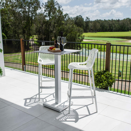 Roma 75 Lennox - 3pce (60x60) - Outdoor Bar Set