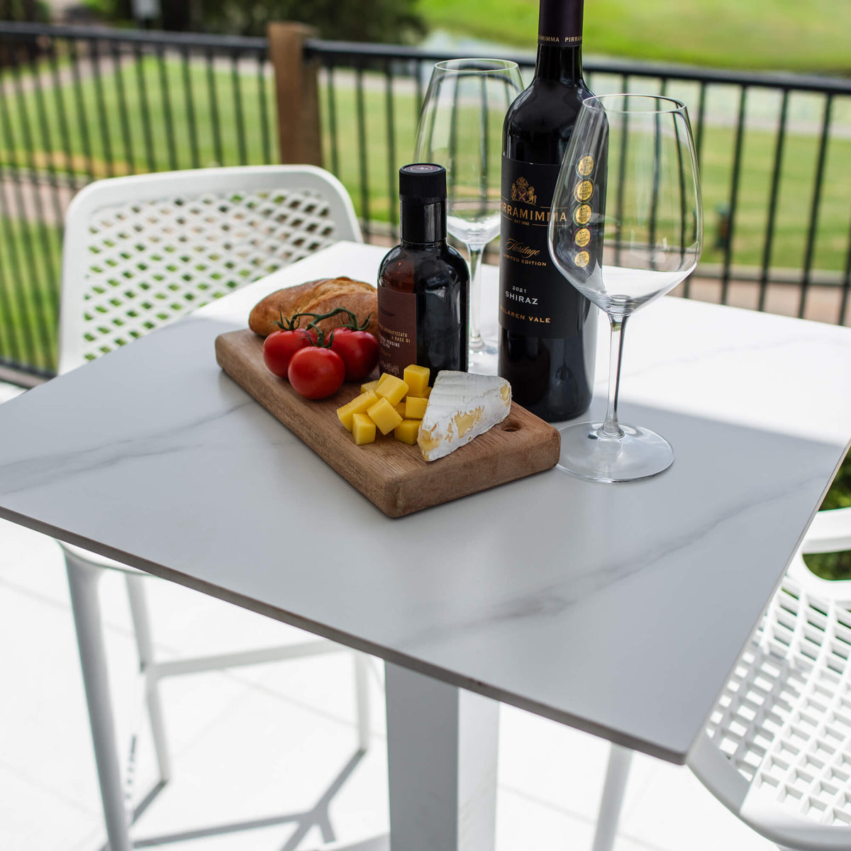 Roma 75 Lennox - 3pce (60x60) - Outdoor Bar Set
