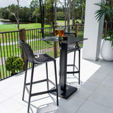 Roma 75 Lennox - 3pce (60x60) - Outdoor Bar Set