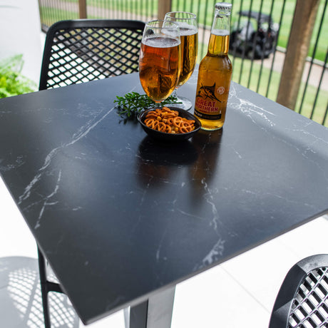 Roma 75 Lennox - 3pce (60x60) - Outdoor Bar Set