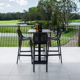 Roma 75 Lennox - 5pce (70x70) - Outdoor Bar Set
