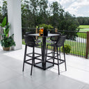Roma 75 Lennox - 5pce (70x70) - Outdoor Bar Set