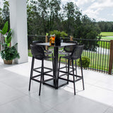 Roma 75 Lennox - 5pce (70x70) - Outdoor Bar Set