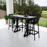 Roma 75 Malibu - 5pce (150x65) - Outdoor Bar Set